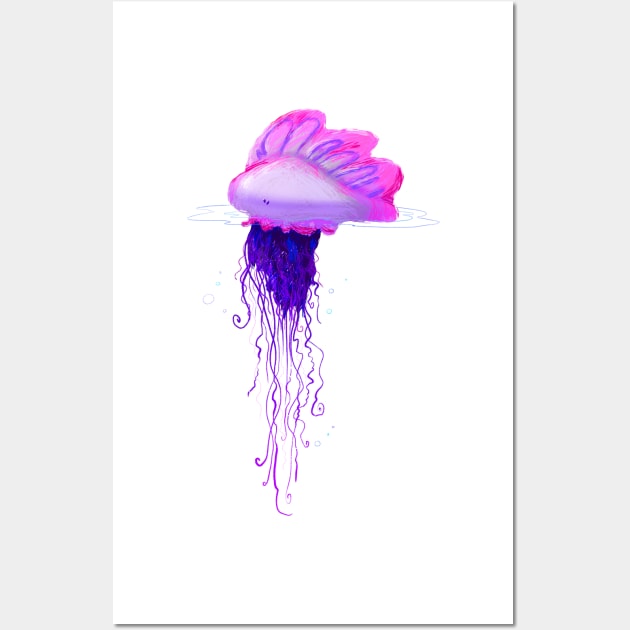 Portuguese man o war Wall Art by PaulaBS